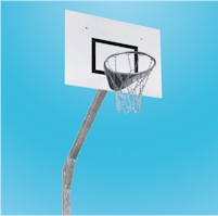 Basketballanlage Royal mit Alu-Brett - GS geprüft